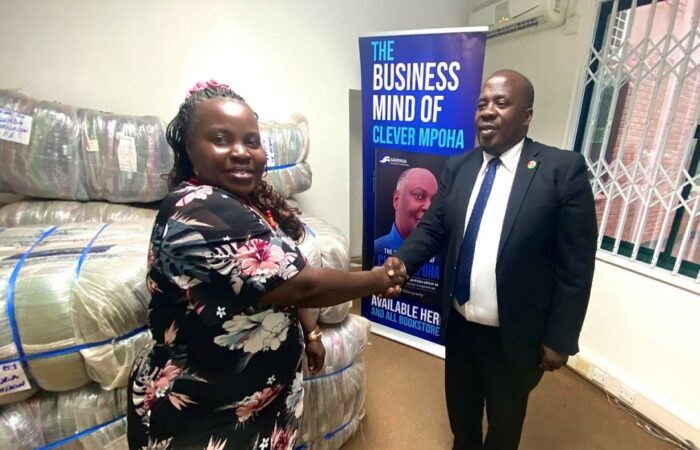 Acknowledgement of Donations with Minister of Local Government at SAVENDA Offices in Malawi